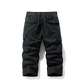thumbnail image 4 of YLSDY Fashion Cargo Pants for Men Multi-Pocket Tapical Pant Rip Stop Relaxed Fit Harem Outdoor Straight Leg Casual Workwear Black XL, 4 of 4