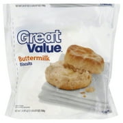 Great Value Buttermilk Biscuits, 24.97 oz, 12 Count (Frozen)