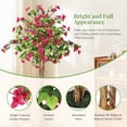 thumbnail image 5 of Garvee 6ft Artificial Bougainvillea Tree – Tall Potted Faux Bougainvillea with Real Wood Trunk & Pink Flowers for Indoor & Outdoor Decor, 5 of 6