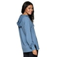 thumbnail image 5 of RBX Active Women's V-Neck French Terry Hoodie Tunic Sweatshirt, 5 of 5