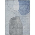 thumbnail image 2 of Addison Rugs Chantille Indoor/Outdoor Transitional Abstract Blue Washable Rectangle Rug, 5' x 7'6", 2 of 6