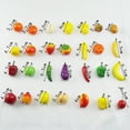 thumbnail image 4 of 10 piezas de mini frutas y verduras artificiales: manzana, pera, melocotón, plátano, naranja, limón, pimienta, chile, patata, tomate, decoración para el hogar y la cocina, 4 of 5