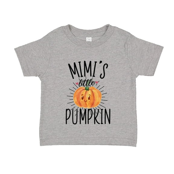 Mimi's Little Pumpkin Toddler T-Shirt 2T Athletic Heather