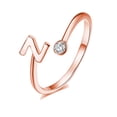 thumbnail image 1 of Moda 26 anillos de apertura de letras en inglés Zircon Girls Love Retro Jewelry Gift Wmkox8yi sjalhkljlk2749, 1 of 1