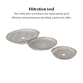 thumbnail image 4 of Cateissary Paquete de 3 filtros de acero inoxidable para prensa de café, tamices reutilizables de red portátiles, utensilios de cocina, Juegos de servir café y té Adecuado para 800ml, 4 of 6