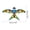 B, variant on C Childrens Flapping Kite Toy With Fishing Rod Reel 30M Line Swallow Design