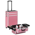 thumbnail image 5 of vidaXL Make-up Trolley Aluminium Pink, 5 of 5