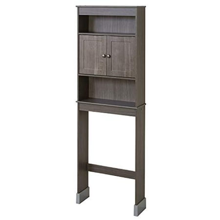 Zenna Home Gray Toilet Bathroom Spacesaver, Bath Storage Shelves with ...