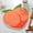 Peach, variant on Cute Bath Mat Microfiber 16x24" Fruit Rug - Non Slip Watermelon Shape for Bathroom Showers & Kitchen Sinks, Multi Styles Available