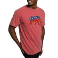 thumbnail image 4 of CafePress - Glitter Republican Elephant T Shirt - Mens Comfort Colors Shirt, 4 of 5