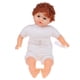 thumbnail image 1 of Muñeca de Niño Rellena Recién Nacida Muñeca Renacida de Goma Suave con Ropa Blanca CUTICAT Simulation Boy Doll, 1 of 8