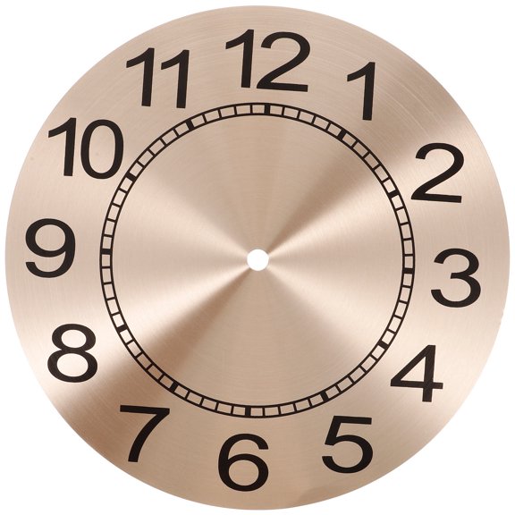 OUNONA Wall Clock Dial DIY Clock Dial Plate Replacement Clock Dial Digital Clock Dial Clock Accessory