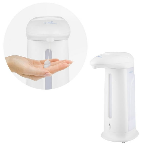 Hemoton Touchless Automatic Soap Dispenser Motion Sensor Hand Free Liquid Soap Dispenser for Kitchen Bathroom