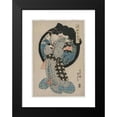thumbnail image 2 of Utagawa Kunisada (Toyokuni III) 11x14 Black Modern Framed Museum Art Print Titled - Woman with a Hand Mirror from the Series the Six Tama Rivers of the Floating World (C. Early 1830s), 2 of 5