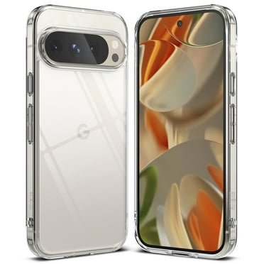 Ringke Pixel 9 Pro XL [Fusion] Transparent PC Back TPU Bumper Drop Protection Phone Case - Clear