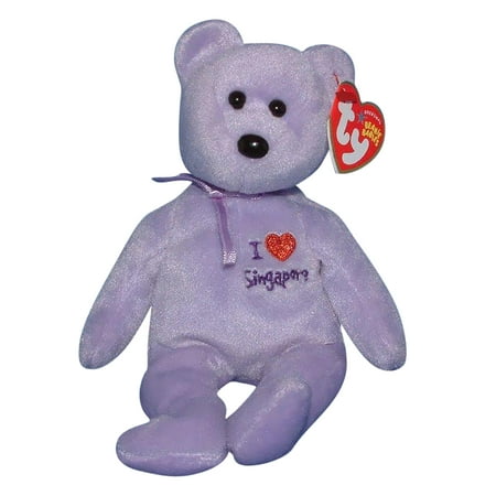 Ty Beanie Baby: Singapore the Bear - I Love - Singapore Exclusive | Stuffed Animal | MWMT price history on PriceWatchPro