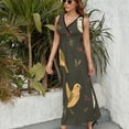 thumbnail image 3 of Free Bird Vestido Sin Mangas Para Mujer, Traje De, Ropa De Cumpleaños, Verano, 3 of 5