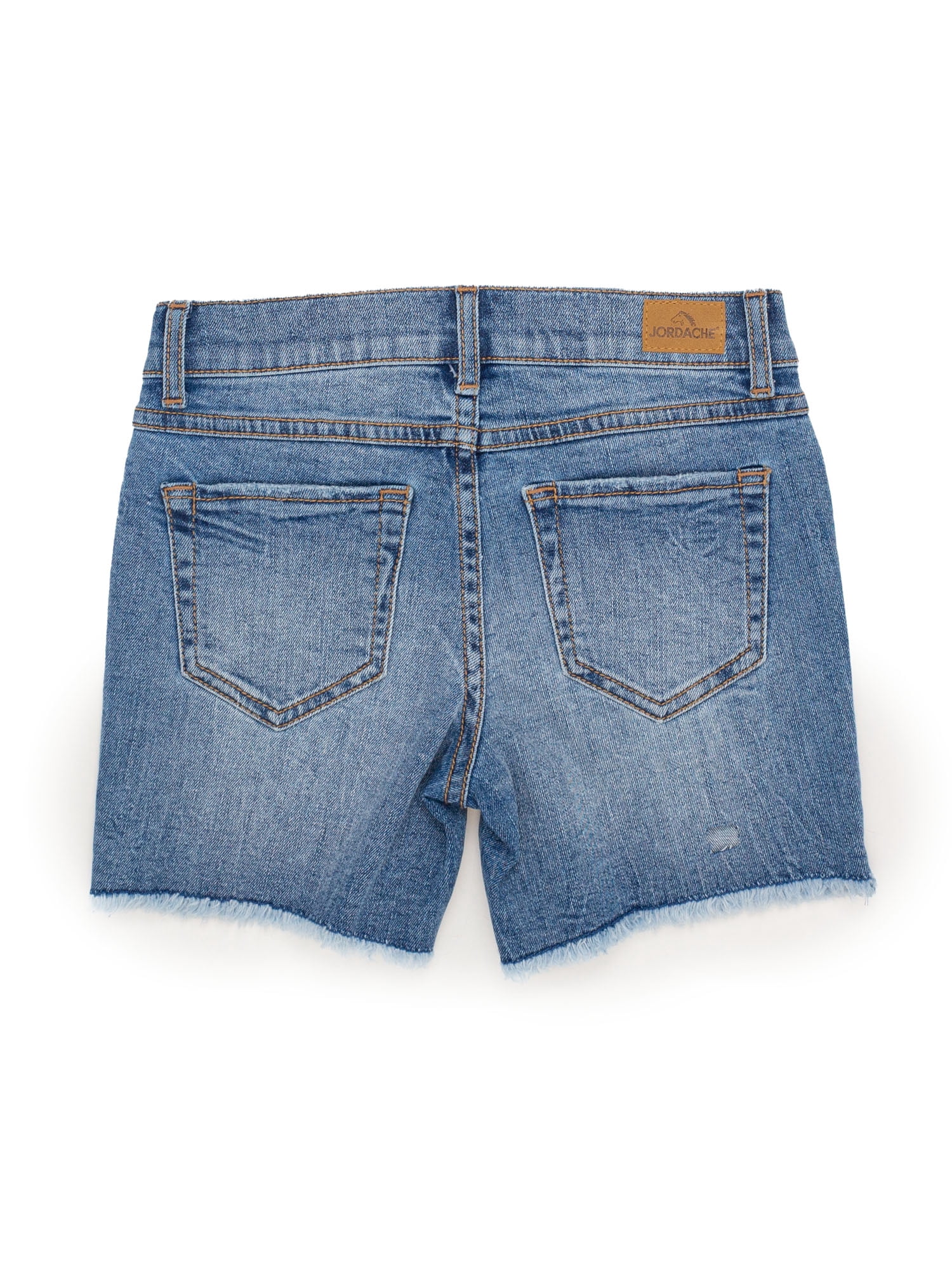 Jordache Girls Destructed 90's Midi Short, Sizes 5-18