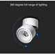 thumbnail image 3 of Foco de techo de 10W Foco empotrable LED, Ángulo del cuerpo de la lámpara ajustable, Luz de techo interior, 4000K Blanco natural, 10*10*10cm (Blanco+Blanco natural) esquí esquí Gafas de esquí, 3 of 5