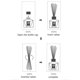 thumbnail image 4 of 1 Bottle 50ml Square Glass Bottle Non-combustible Osmanthus Fragrance Essential Oil For Home Aroma + Fragrance Diffuser Stick, 4 of 4