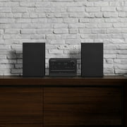 Panasonic Bluetooth Compact Home Stereo System with Full-Range Speakers, Amp, CD Player, Radio & Remote, SC-PM270PP-K