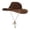 Coffee, variant on Women Sun Hat Wide Brim Cap Summer Breathable Fashion Beach Cap For Travel Visor Cap