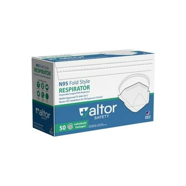 Altor Safety N95 NIOSH Surgical Fold Respirator