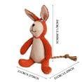 thumbnail image 3 of YINGQING Pet Toy Squeaky Donkey Stuffed Animal For Dogs Soft Interactive Chewable Companion With Crinkle Ears, 3 of 5