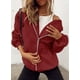 thumbnail image 5 of Sudadera con Capucha PRETTYGARDEN 2025 con Cierre Marrón Rojo Talla L, 5 of 7