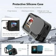 thumbnail image 2 of Accessories for GoPro Hero 13 Black, PU Mini Carrying Case, Silicone Sleeve Rubber Protective Case, Replacement Battery Side Cover, Lens Cap & Screen Protectors for Go Pro 13 Accessories Kit, 2 of 6