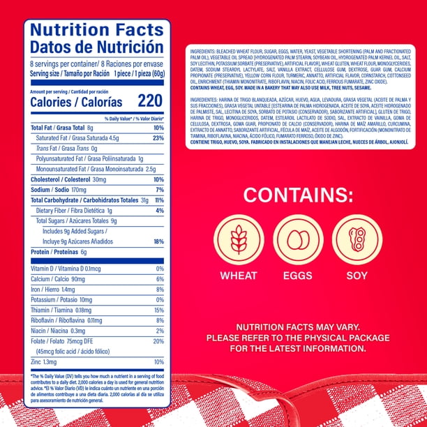 Bimbo Conchas 8pk | Bakery signage for bakeries - Walmart Business