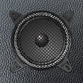 thumbnail image 2 of 12" Coche Altavoz Subwoofer Metal Negro Gofre Rejilla Protector Cubierta 2uds, 2 of 7