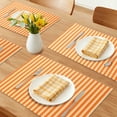 thumbnail image 2 of Unique Bargains Set of 6 Woven Placemats Washable Kitchen Mat Yellow, 2 of 6