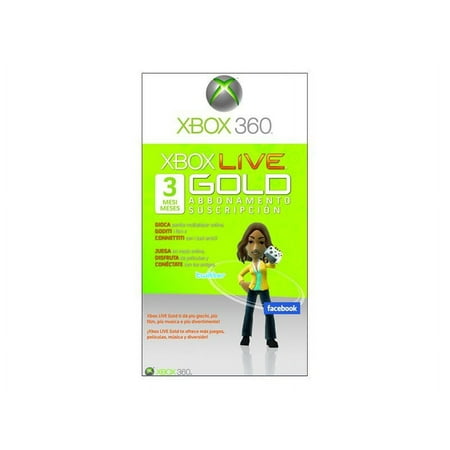 Xbox LIVE 3 Month Gold membership Gaming Card