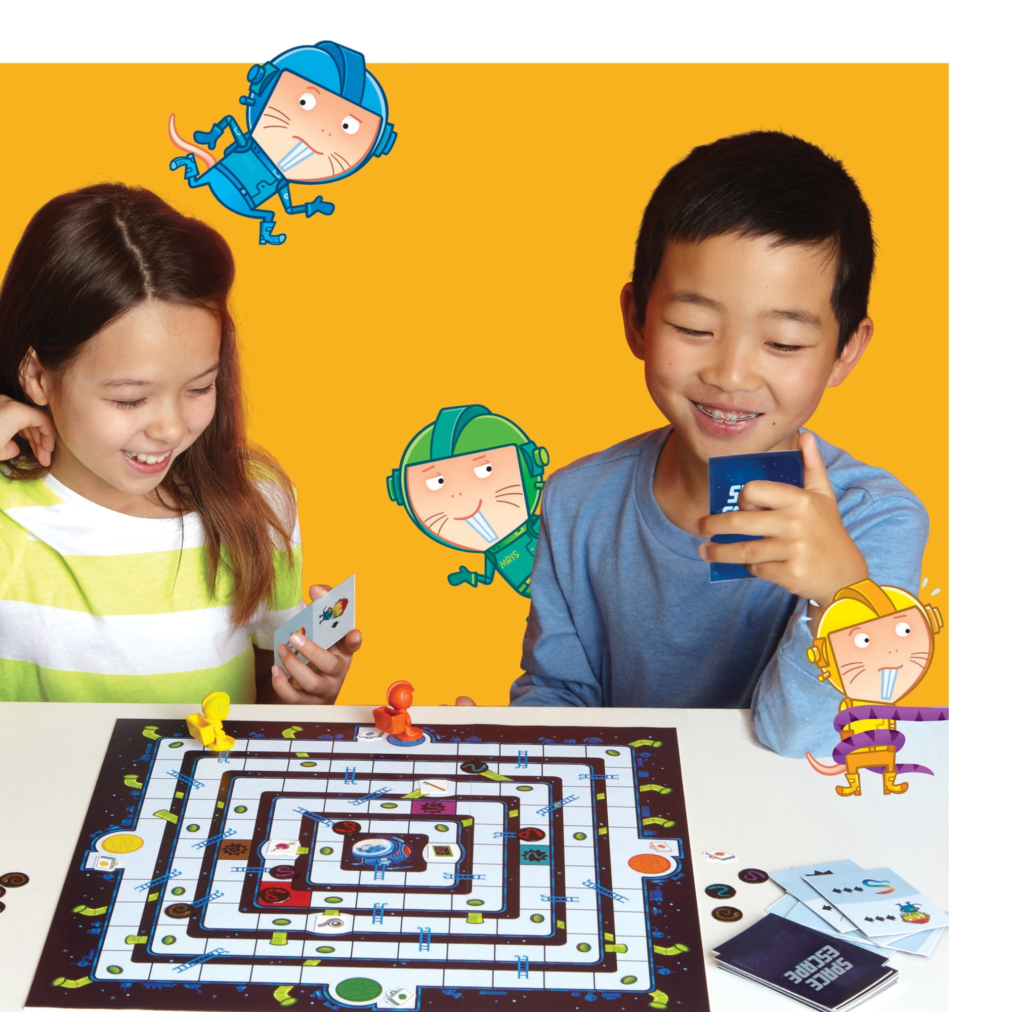 Peaceable Kingdom Space Escape, Cooperative Strategy Space Adventure Game by The Inventor of Pandemic, Use Teamwork to Win! Great for Families with Kids Ages 7 & up
