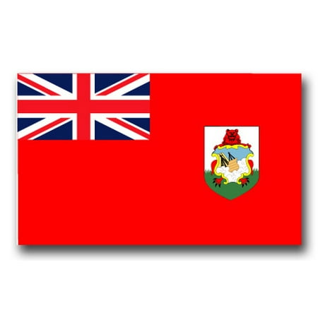 3.8 Inch Bermuda Flag Vinyl Transfer Decal