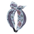 thumbnail image 3 of Vintage Cinta ancha Bowknot Diadema Diadema Alambre Bendy Bow Alice , El 16.5x5cm Baoblaze Diadema con lazo para mujer, 3 of 8