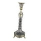 thumbnail image 3 of Candelabro Portavelas Cónico Diseño Vintage Metal y Vidrio Decorativo Bronce, 3 of 9