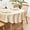 Beige, variant on Faux Linen Oval Tablecloth Heavy Duty Wrinkle Resistant Fabric Table Cloths 60 x 84 Inch Beige Farmhouse Rustic Table Cover for Kitchen Dining Indoor Outdoor Tabletop Decoration