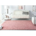 thumbnail image 3 of SAFAVIEH Primo Mason Solid Shag Area Rug, Rose, 4' x 4' Square, 3 of 8