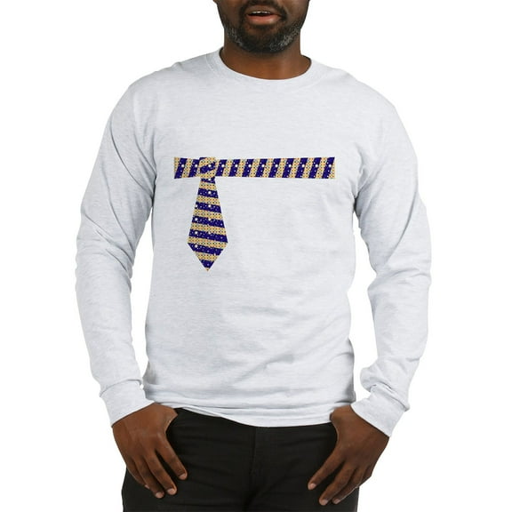 CafePress - A Father's Day Tie Long Sleeve T Shirt - Unisex Cotton Long Sleeve T-Shirt