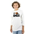 thumbnail image 3 of Saturn Love I Heart Outer Space Long Sleeve TShirt Men Women Brisco Brands M, 3 of 6
