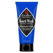 Jack Black - Beard Wash, 6 fl oz - PureScience Formula, Aloe & Panthenol, Multifunctional Beard Treatment, Softens Facial Hair, Removes Oil and Dirt, Conditions Facial Hair and Skin