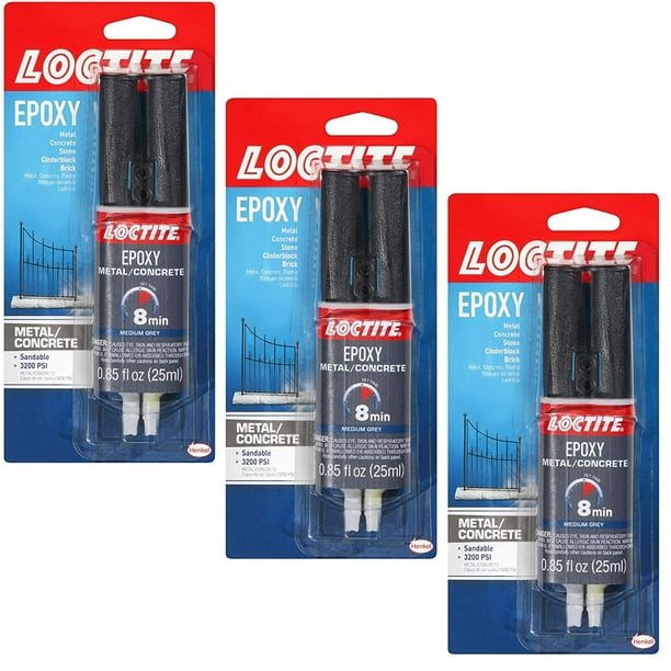 Loctite Metal and Concrete Epoxy Syringe, 25Millileters 1919325 3