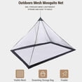 thumbnail image 3 of Camping Net Bed, Lightweight and Compact Mesh Tent for Outdoor Camping and Hiking with Carry Bag, Triangular for Single Use, 3 of 6