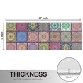 thumbnail image 5 of Kitchen Rugs Sets Of 2,Pink Diverse Mandala Pattern Anti Fatigue Kitchen Mat Rugs Non Slip Washable,Decorative Kitchen Floor Mats for Kitchen,Sink,Laundry,17"X47", 5 of 5