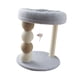thumbnail image 3 of Rascador para gatos pequeños, mueble con forma de para gatos pequeños, con pelota de juguete, juguete interactivo para gatos, rascador de sisal azul, 3 of 8