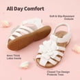 thumbnail image 4 of Sandalia DREAM PAIRS KSD214 Niñas Blanca con Flor Talla 7 para Niñas Pequeñas, 4 of 6