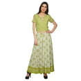 thumbnail image 1 of Moomaya Crop Top And Palazzo Set Party Wear Printed Santoon Ethnic Set For Girl, 1 of 6