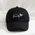 thumbnail image 2 of Dad Hats for Men Unisex Heart Baseball Cap Adjustable Sun Hat For Outdoor And Daily Casual Wear, 2 of 3